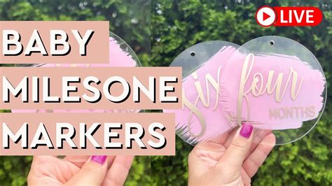 alison craft|DIY Milestone Markers // LIVE Craft with me .